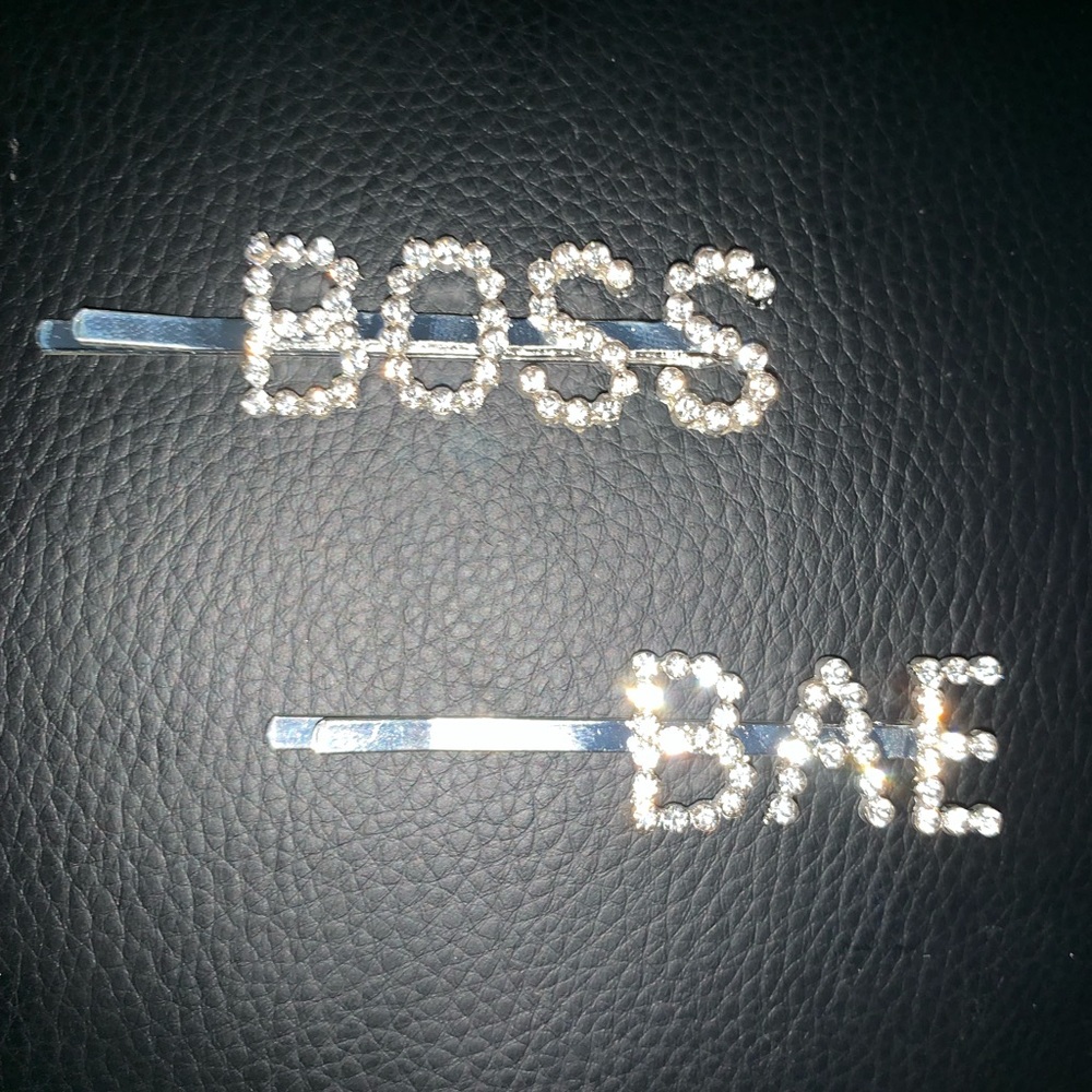 “Boss Bae” Hair clips